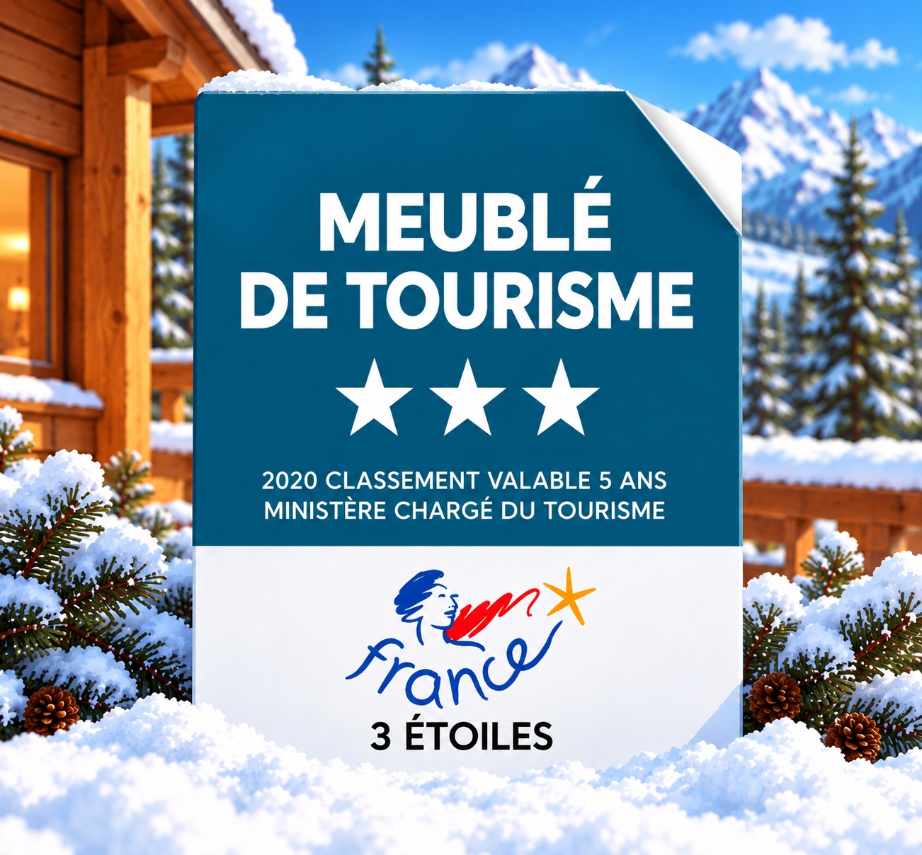Meublé de tourisme 3 étoiles